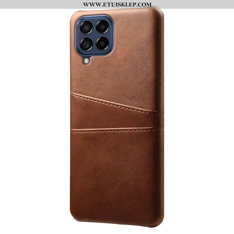 Etui do Samsung Galaxy M53 5G Etui Na Karty Z Efektem Skóry